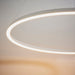 Endon 80629 Staten 1lt Pendant Matt white paint & white silicone 43.5W LED tape module (SMD 2835) Warm White - westbasedirect.com