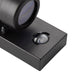 Saxby 81011 Icarus PIR 2lt wall IP44 7W Black polypropylene & clear pc 2 x 7W LED GU10 (Required) - westbasedirect.com