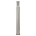 Saxby 81012 Tango bollard 1M IP44 8W Brushed stainless steel & clear pc 8W LED E27 Cool White (Required) - westbasedirect.com