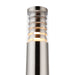 Saxby 81012 Tango bollard 1M IP44 8W Brushed stainless steel & clear pc 8W LED E27 Cool White (Required) - westbasedirect.com