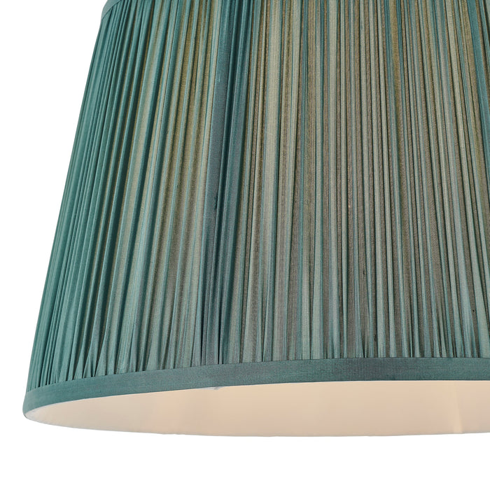 Endon 81391 Freya 1lt Shade Fir silk 60W E27 or B22 GLS (Required) - westbasedirect.com