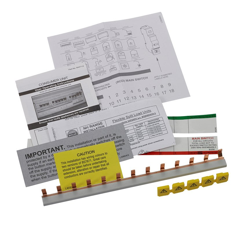 Wylex Consumer Unit Accessories