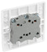 BG 815 White Round Edge Fan Isolator Switch TP 10A - westbasedirect.com