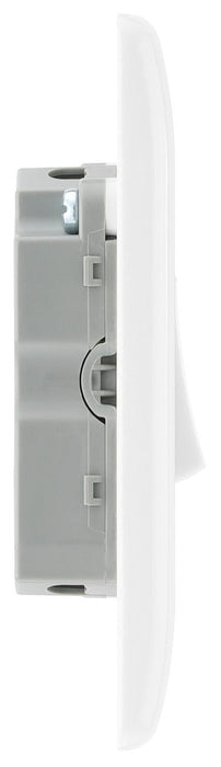 BG 815 White Round Edge Fan Isolator Switch TP 10A - westbasedirect.com