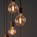 Endon 81535 Studio 6lt Pendant Matt black 6 x 10W LED E27 (Required) - westbasedirect.com