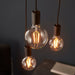 Endon 81535 Studio 6lt Pendant Matt black 6 x 10W LED E27 (Required) - westbasedirect.com