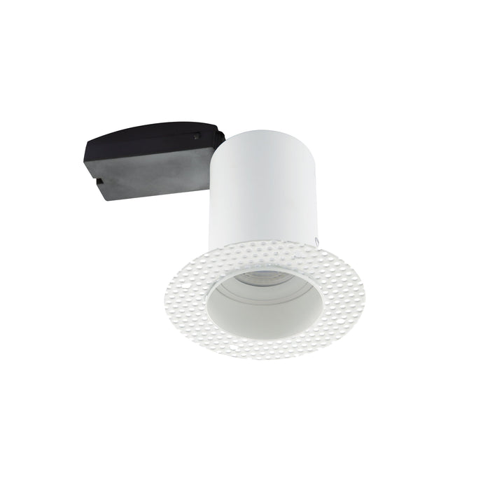 Saxby 81572 Ravel trimless FR Downlight 50W Matt white paint 50W GU10 reflector (Required) - westbasedirect.com