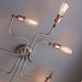 Endon 81610 Hal 8lt Semi flush Aged copper & aged pewter plate 8 x 10W LED E27 (Required) - westbasedirect.com