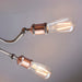 Endon 81610 Hal 8lt Semi flush Aged copper & aged pewter plate 8 x 10W LED E27 (Required) - westbasedirect.com