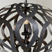 Endon 81750 Sirolo 3lt Pendant Antique brushed bronze paint 3 x 6W LED E14 (Required) - westbasedirect.com