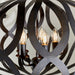 Endon 81752 Sirolo 5lt Pendant Antique brushed bronze paint 5 x 6W LED E14 (Required) - westbasedirect.com