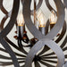 Endon 81752 Sirolo 5lt Pendant Antique brushed bronze paint 5 x 6W LED E14 (Required) - westbasedirect.com