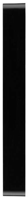 BG 818/B White Round Edge Double Rectangular Spacer 10mm Black - westbasedirect.com