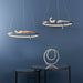 Endon 81903 Rafe 1lt Pendant Satin nickel plate & white silicone 36.5W LED (SMD 2835) Warm White - westbasedirect.com