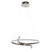 Endon 81903 Rafe 1lt Pendant Satin nickel plate & white silicone 36.5W LED (SMD 2835) Warm White - westbasedirect.com