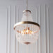 Endon 81913 Celine 5lt Pendant Rose gold paint & clear glass 5 x 40W E14 golf (Required) - westbasedirect.com