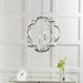 Endon 81915 Garland 4lt Pendant Polished nickel plate & clear crystal 4 x 40W E14 candle (Required) - westbasedirect.com