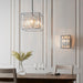 Endon 81930 Acadia 4lt Pendant Clear crystal & chrome plate 4 x 40W E14 candle (Required) - westbasedirect.com