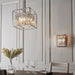 Endon 81930 Acadia 4lt Pendant Clear crystal & chrome plate 4 x 40W E14 candle (Required) - westbasedirect.com