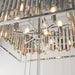 Endon 81931 Acadia 6lt Pendant Clear crystal & chrome plate 6 x 40W E14 candle (Required) - westbasedirect.com