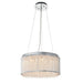 Endon 81981 Galina 12lt Pendant Chrome plate & clear crystal 12 x 25W G9 clear capsule (Required) - westbasedirect.com