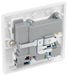 BG 821U2 White Round Edge 13A SP Single Socket + 2x USB - westbasedirect.com