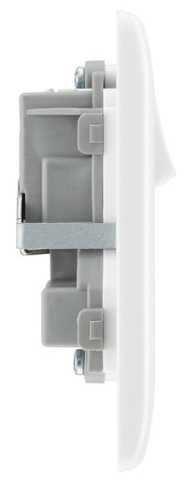 BG 822DP White Round Edge 13A DP Double Socket - westbasedirect.com