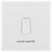 BG 832WH White Round Edge 20A DP Switch marked Water Heater + Cable Outlet - westbasedirect.com