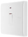 BG 833 White Round Edge 20A DP Switch + Neon + Cable Outlet - westbasedirect.com