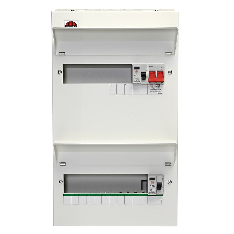 Dual RCD Consumer Units