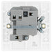 BG 850 White Round Edge Switched Spur 13A (5 Pack) - westbasedirect.com