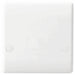BG 979 White Square Edge 45A Flex Outlet Plate Bottom Entry - westbasedirect.com