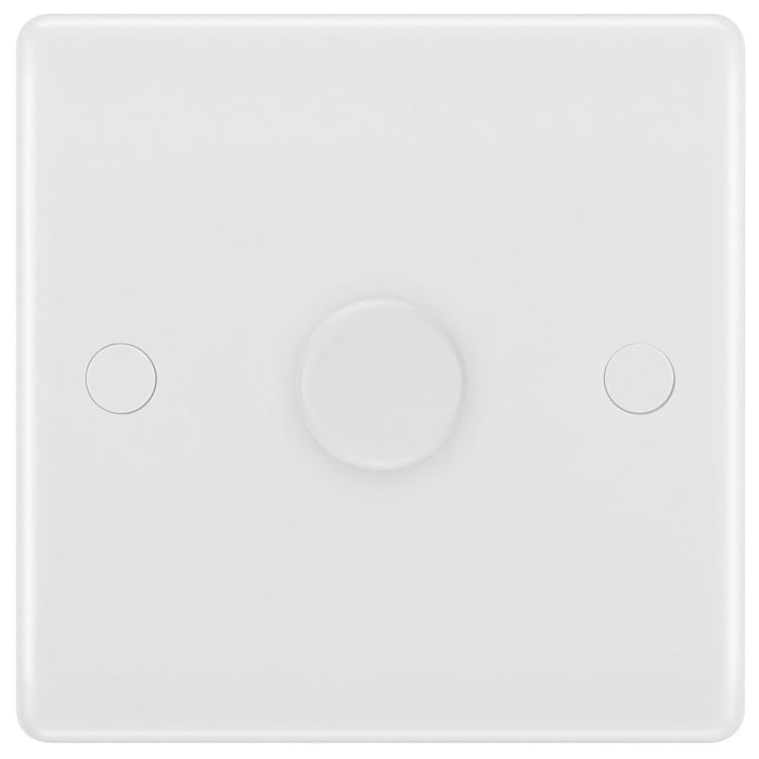 BG 881S/HC White Moulded Round Edge 1 Gang 2 Way Secondary Smart Dimmer Switch