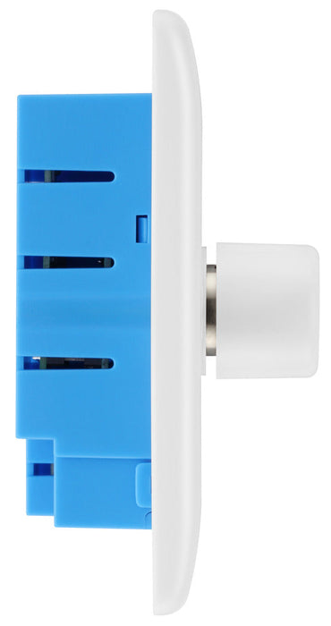 BG 882S/HC White Moulded Round Edge 2 Gang 2 Way Secondary Smart Dimmer Switch