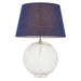 Endon 90138 Evie 1lt Shade Navy cotton 60W E27 or B22 GLS (Required) - westbasedirect.com