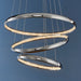 Endon 90292 Ozias 1lt Pendant Chrome plate & clear crystal detail 49.5W LED tape module (SMD 2835) Warm White - westbasedirect.com