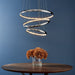 Endon 90292 Ozias 1lt Pendant Chrome plate & clear crystal detail 49.5W LED tape module (SMD 2835) Warm White - westbasedirect.com