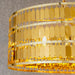 Endon 90299 Eldora 5lt Pendant Gold effect plate 5 x 40W E14 candle (Required) - westbasedirect.com