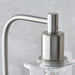 Endon 90558 Toledo 1lt Table Brushed nickel plate & clear glass 40W E27 GLS (Required) - westbasedirect.com