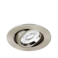 Aurora EN-DLM357SN ELDM GU10 Adjustable IP20 Lock Ring Downlight Satin Nickel
