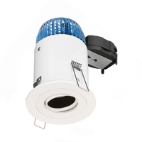 Aurora EN-DLM482MWB EFD GU10 Adjustable Recessed Baffle Fire Rated Downlight Matt White