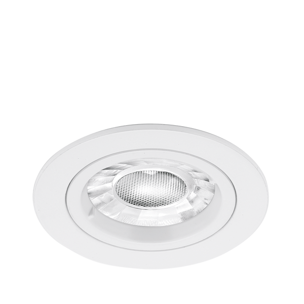 Enlite DL1W 230V GU10 Fixed Lock Ring Downlight White (Lamp Not Included)