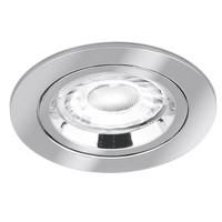 Aurora EN-DLM356PC ELDM GU10 Fixed IP20 Lock Ring Downlight Polished Chrome