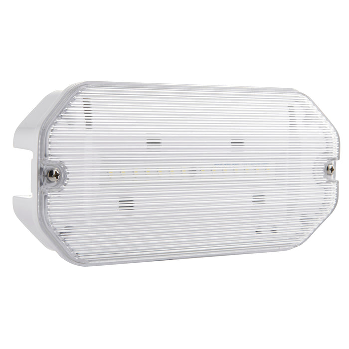 Saxby 91358 Sight Eco IP65 3W Gloss white & clear prismatic pc 3W LED module (SMD 2835) Daylight White - westbasedirect.com