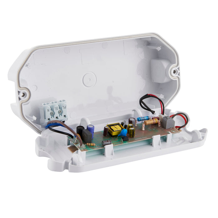 Saxby 91358 Sight Eco IP65 3W Gloss white & clear prismatic pc 3W LED module (SMD 2835) Daylight White - westbasedirect.com