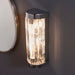 Endon 91820 Shimmer 2lt Wall Chrome plate & clear crystal 2 x 18W G9 clear capsule (Required) - westbasedirect.com