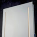 Endon 91833 Nero 1lt Wall Mirrored glass & matt silver paint 9.8W LED (SMD 2835) Cool White - westbasedirect.com