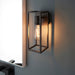 Endon 91993 Herbert 1lt Wall Textured black 10W LED E27 (Required) - westbasedirect.com