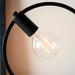 Endon 92222 Shape Circle 1lt Table Matt black 10W LED E27 (Required) - westbasedirect.com