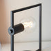 Endon 92224 Shape Rectangle 1lt Table Matt black 10W LED E27 (Required) - westbasedirect.com